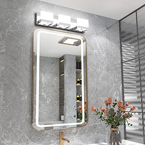 3 Lights Dimmable LED Modern Vanity Lights for Bathroom