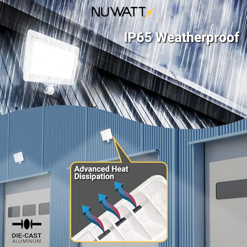 30W White Dimmable LED Flood Light Waterproof for Outdoor Patio