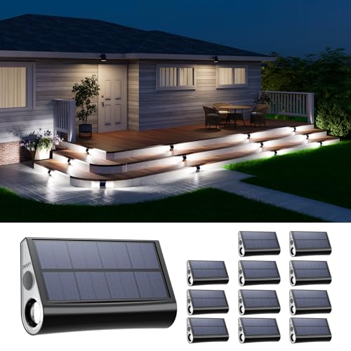 6 Pack Solar Step Lights (12 Count)