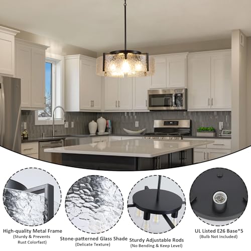 Black Chandelier for Dining Room Light Fixture
