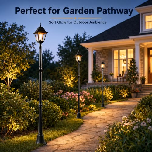 83 Inch Outdoor Lamp Post Light for Driveway