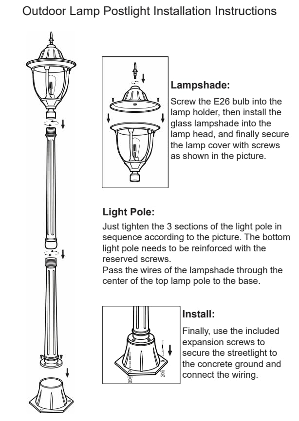 Outdoor Post Light