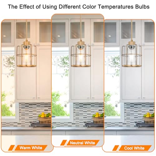 Modern Brass Pendant Light Kitchen Island Set of 2 (2 Count)