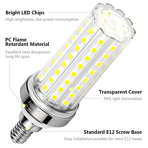 E12 LED Bulbs (4 Count)