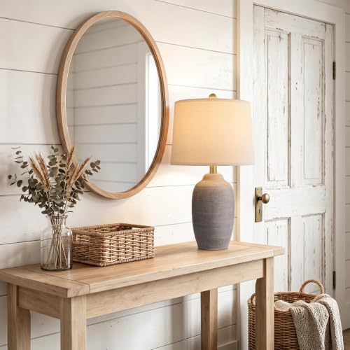 24.5" Vintage Ceramic Table Lamp Single