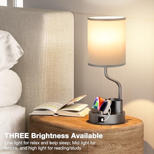 Bedside Lamps for Bedroom Set of 2 (2 Count)