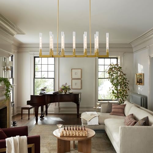 Gold Farmhouse Dining Room Chandelier