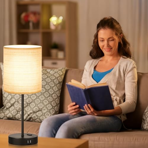 Set of 2 Touch Control Table Lamps