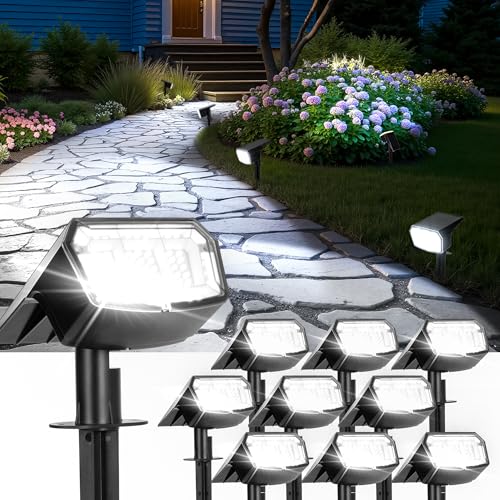 Solar Spot Lights Outdoor Waterproof (10 Count)