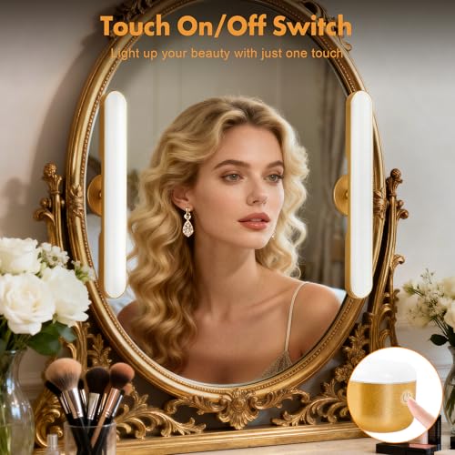 Set of 2 Wireless Vanity Makeup Lights for Mirror (2 Count)