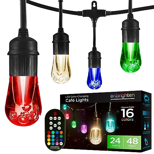 Vintage Outdoor String Lights (48 Foot)