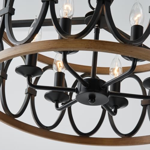 Farmhouse Antique Chandelier for Dining Room Kitchen Island 6