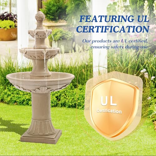 48.4" H Italian Outdoor Water Fountains