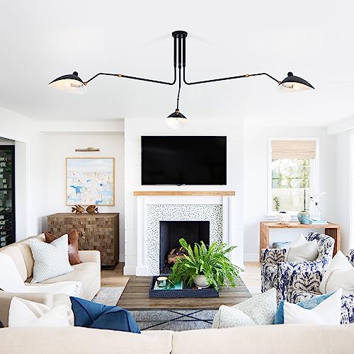 85" Mid Century Chandelier