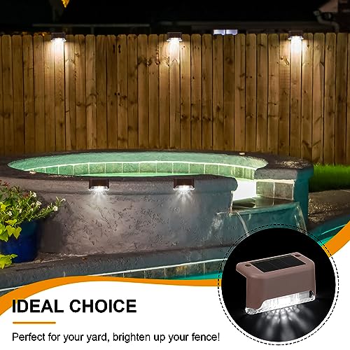 32 Pcs Solar Deck Step Lights Outdoor (32 Count)