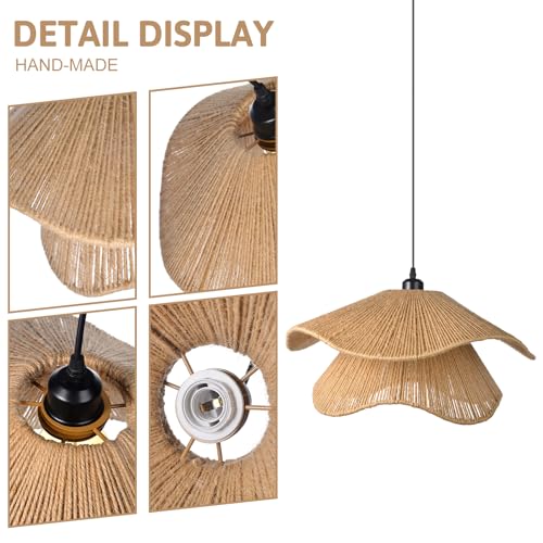 Rustic Woven Pendant Light
