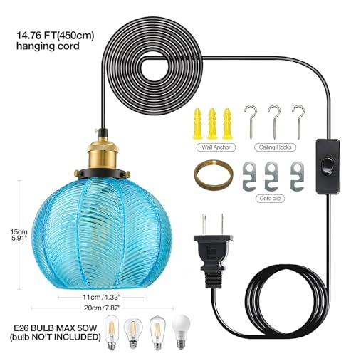 Modern Plug in Hanging Light