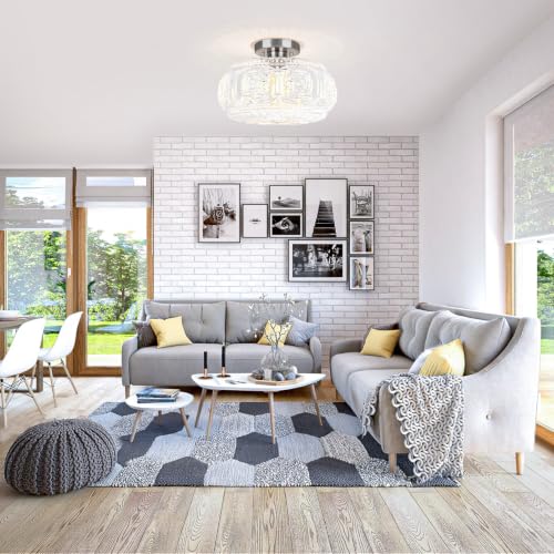 12 Inch Semi Flush Mount Ceiling Light Fixture