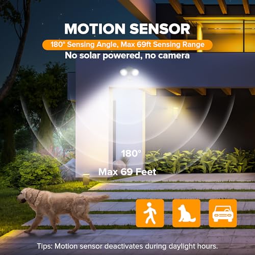 32W 3500 Lumen LED Security Lights Motion Sensor Light Outdoor
