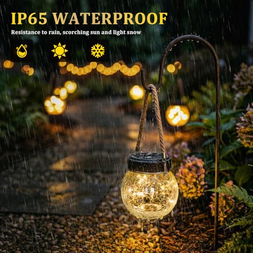 4 Pack M Size Solar Lantern Gifts for Women (4 Count)