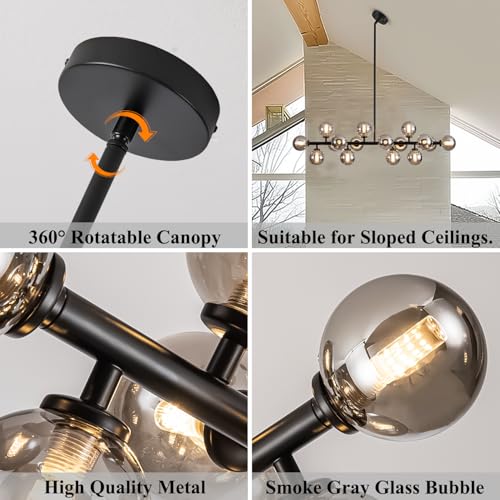 APLampar Mid Century Modern Chandelier 16