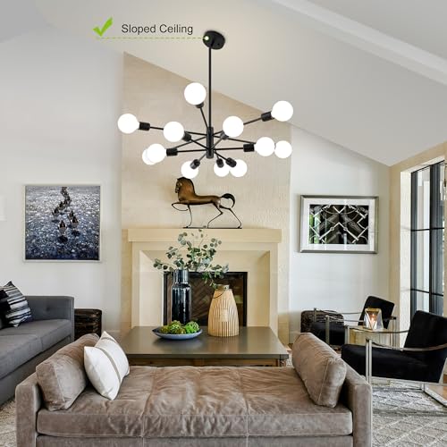 Chandeliers for Dining Room Black 12