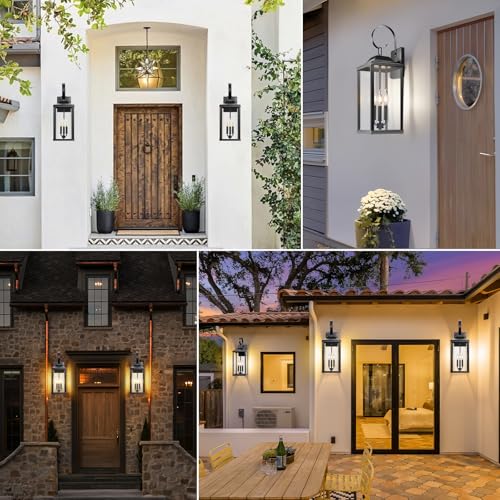 24" Extra Large Outdoor Wall Light Fixtures (2 Count)