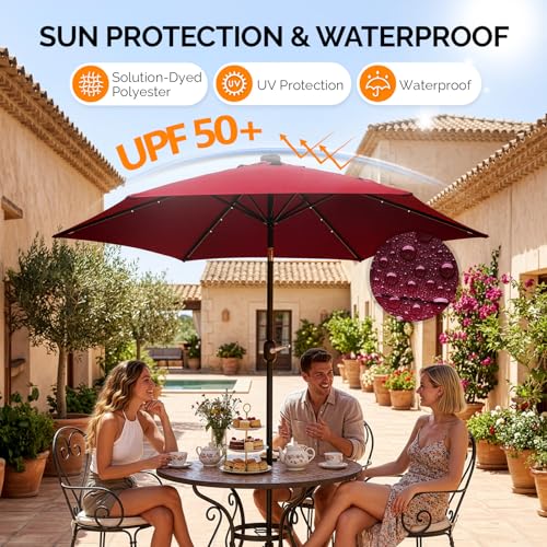 Patio Umbrella with Lights