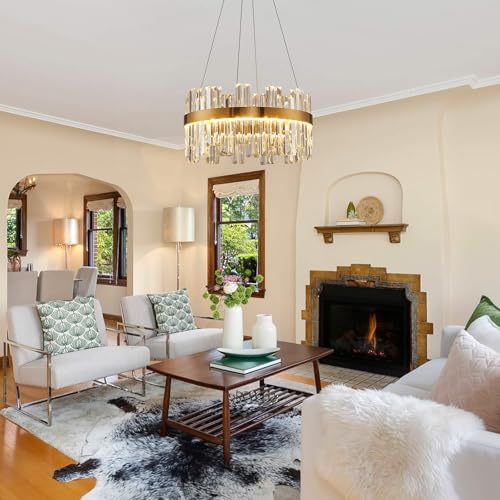 19.7" Modern LED Crystal Chandeliers