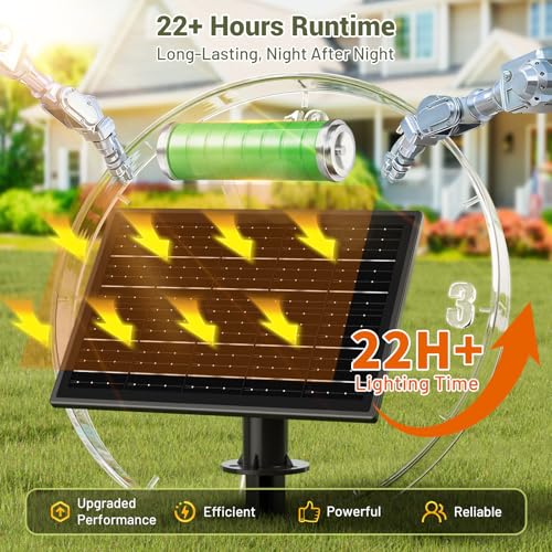 30FT Solar String Lights Waterproof