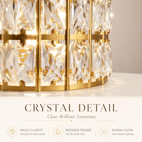 Crystal Ceiling Light Fixture