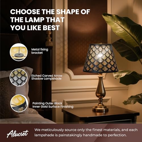 Small Lamp Shades Metal Lamp shade With Etched Arrow Pattern Lampshade