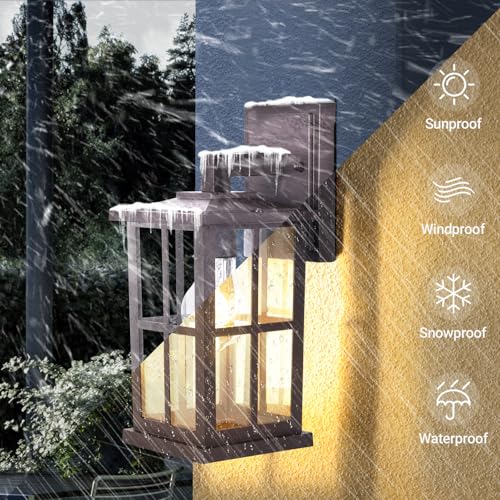2 Pack Outdoor Wall Light Fixtures (2 Count)