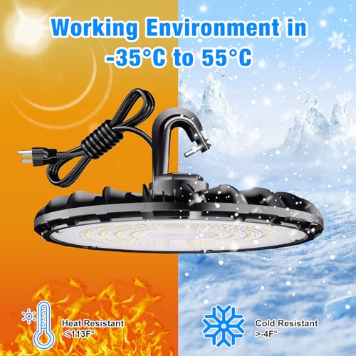 100W UFO LED High Bay Light (4 Count)