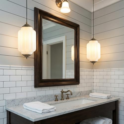Vintage Milk Glass Pendant Lights Kitchen