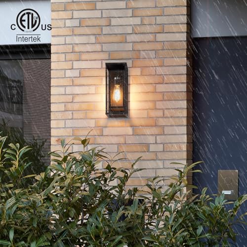 14" Modern Outdoor Porch Wall Light (2 Count)