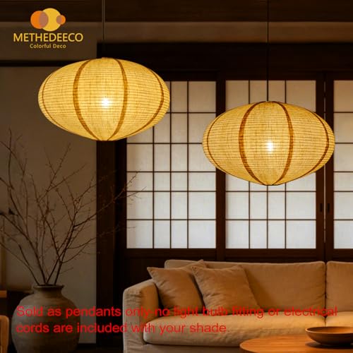 Oval Hanging Lamp Shades (2 Count)