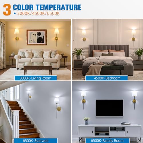 Battery Operated Wall Sconce Set of 2 (2 Count)