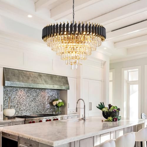 Modern Crystal Chandelier 6 Tiers