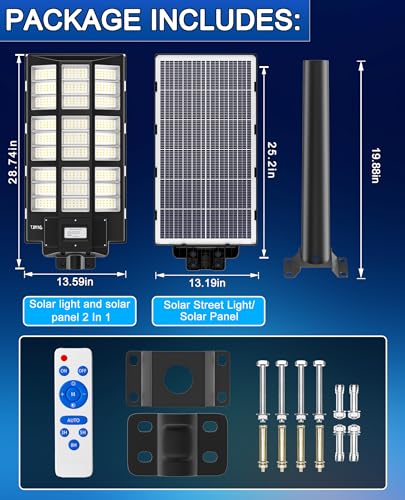 Y 12000W Solar Street Lights Outdoor