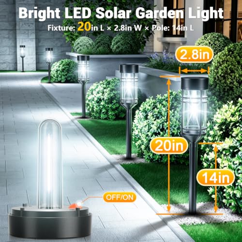 Amzarp 16 Pack Solar Garden Lights