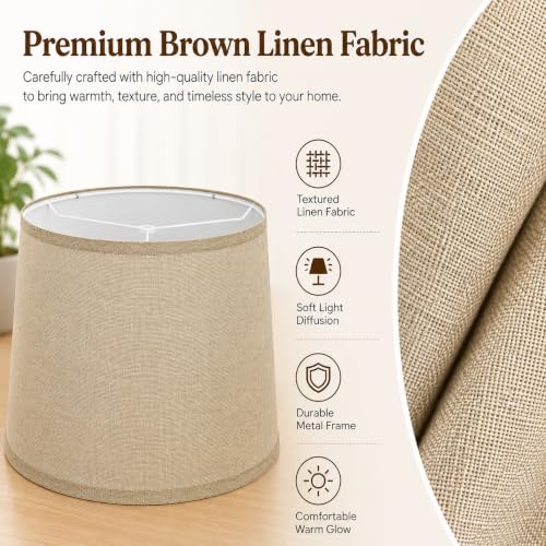 Drum Lamp Shades Set of 2