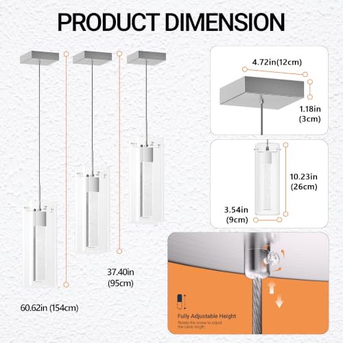 Nickel Pendant Ceiling Light Fixture