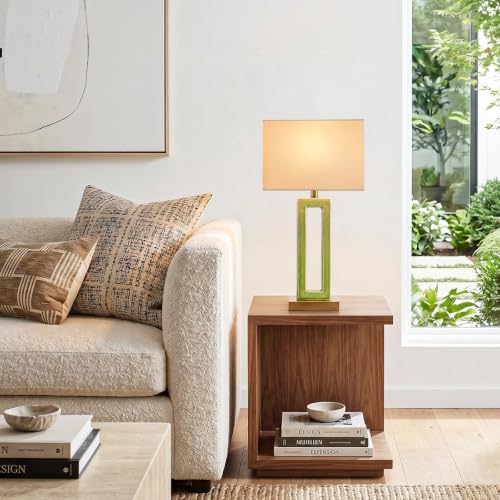 22" Modern Ceramic Table Lamps Set of 2 (2 Count)