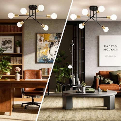 Modern Sputnik Chandelier Ceiling Light Fixtures