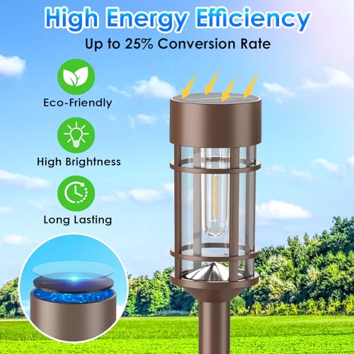 8 Pack Solar Outdoor Lights (8 Count)