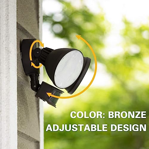 3200 Lumen 32W LED Motion Activated Integrated Dual