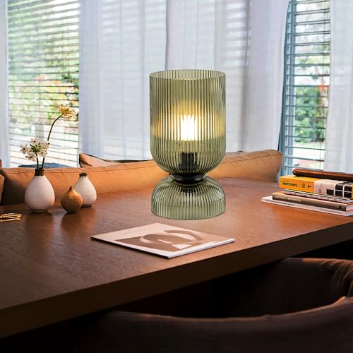 Modern RGB Glass Table Lamp with Remote