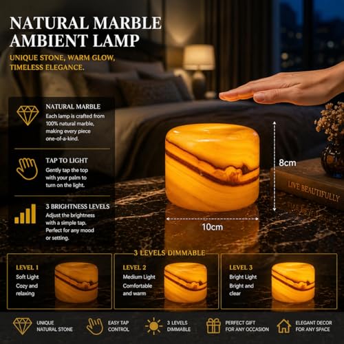 Marble Lamp Table Lamp Unique Stone Touch Lamp Pat Lamp Type