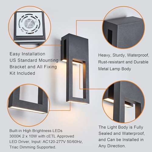 Modern Outdoor Wall Light